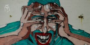 Dessin homme déprimé et stressé