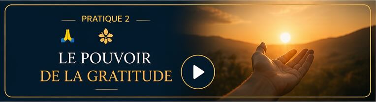 le pouvoir de la gratitude