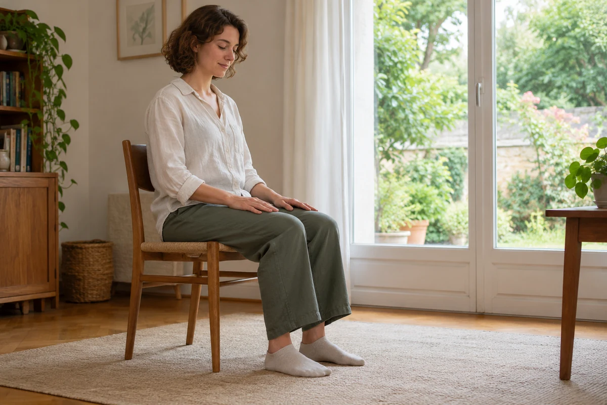 Posture de méditation