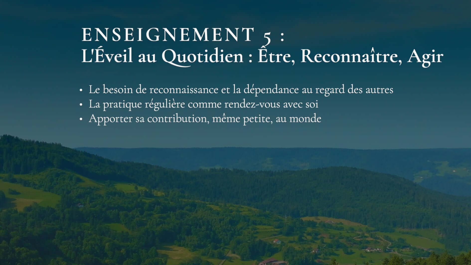 Programme INITIATION - Méditer avec Ressources & Actualisation programme initiation enseignement 5